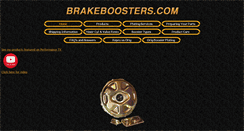 Desktop Screenshot of brakeboosters.com